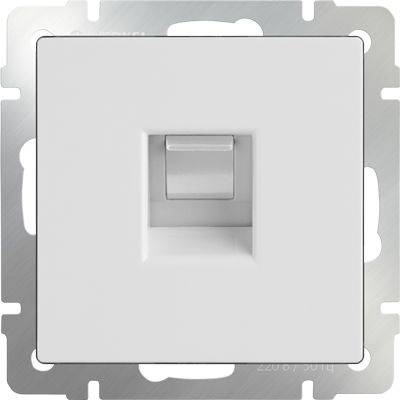 Werkel Телефонная розетка RJ-11 белый WL01-RJ-11 4690389045646 цвет белый