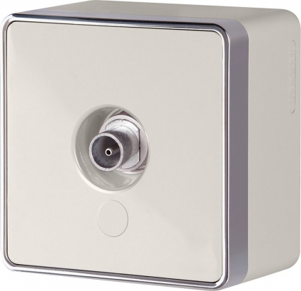 Werkel ТВ-розетка оконечная Gallant слоновая кость WL15-21-01 4690389102240 в современном стиле, цвет бежевый