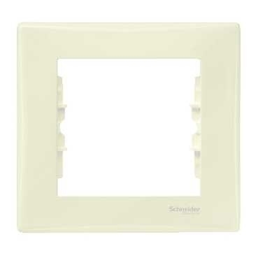 Рамка 1-постовая Schneider Electric Sedna SDN5800147 в современном стиле, цвет бежевый
