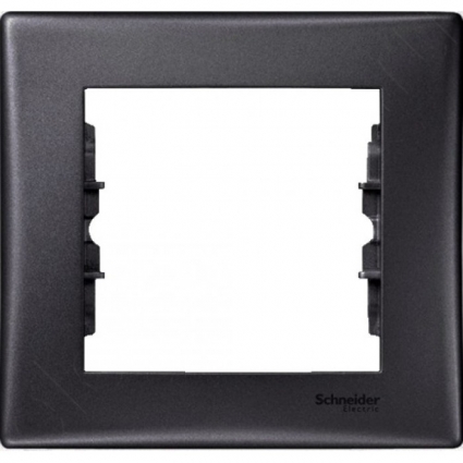 Рамка 1-постовая Schneider Electric Sedna SDN5800170 в современном стиле, цвет черный