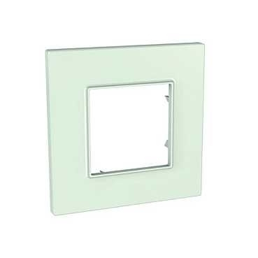 Рамка 1-постовая Schneider Electric Unica Quadro MGU2.702.17 в современном стиле, цвет белый