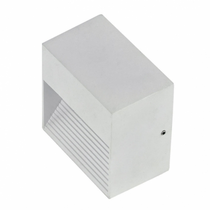 Уличный настенный светильник Ideal Lux Down AP1 Bianco в современном стиле, цвет белый