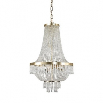 Подвесная люстра Ideal Lux Augustus SP9 Oro в классическом стиле, цвет золотой