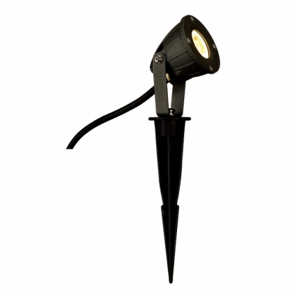 Ландшафтный светодиодный светильник SLV Nautilus Spike Led Compact 231025 в современном стиле, цвет черный