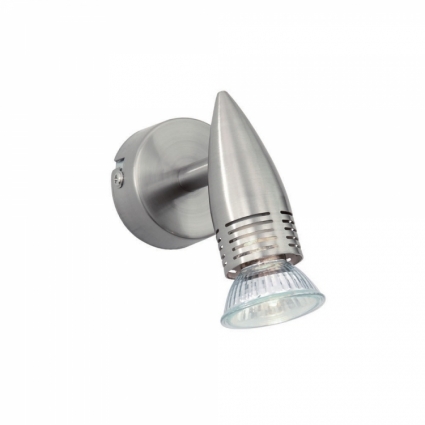 Спот Ideal Lux Alfa AP1 Nickel в современном стиле, цвет матовый никель, мощность 50 Вт