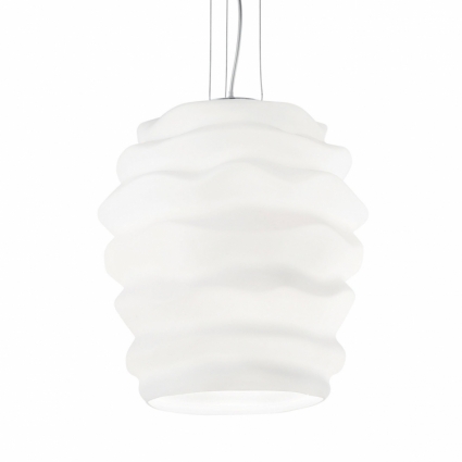 Подвесной светильник Ideal Lux Karma SP1 Big в стиле модерн, цвет белый