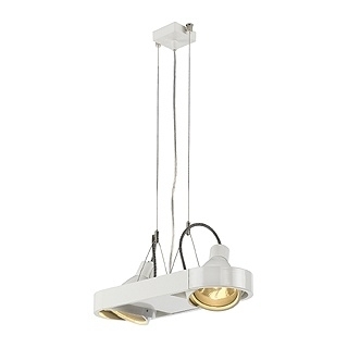 Подвесной светильник SLV Aixlight R Duo 159041 в стиле лофт, цвет белый