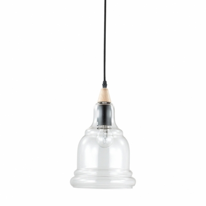 Подвесной светильник Ideal Lux Gretel SP1 в стиле лофт, цвет прозрачный