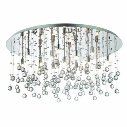 Потолочный светильник Ideal Lux Monnlight PL15 Cromo в стиле арт-деко, цвет хром