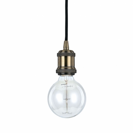 Подвесной светильник Ideal Lux Frida SP1 Brunito в стиле лофт, цвет бронза