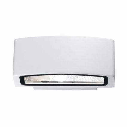 Уличный настенный светильник Ideal Lux Andromeda AP1 Bianco в современном стиле, цвет белый