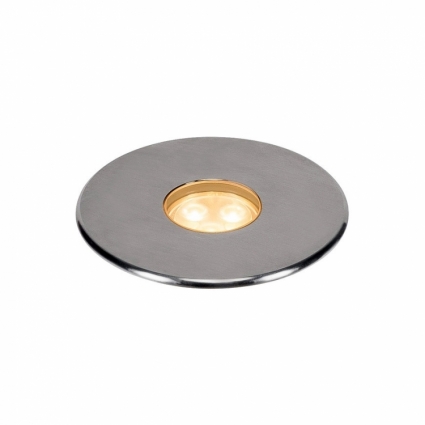 Ландшафтный светодиодный светильник SLV Dasar 100 Premium Led Round 233686 в современном стиле, цвет матовый никель