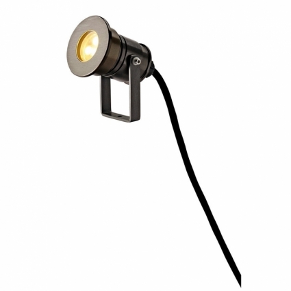 Ландшафтный светодиодный светильник SLV Dasar Projector LV 233560 в современном стиле, цвет матовый никель