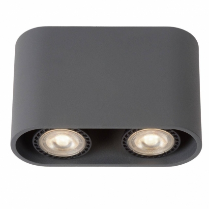 Потолочный светильник Lucide Bentoo Led 09914/10/36 в стиле Хай-тек, цвет серый