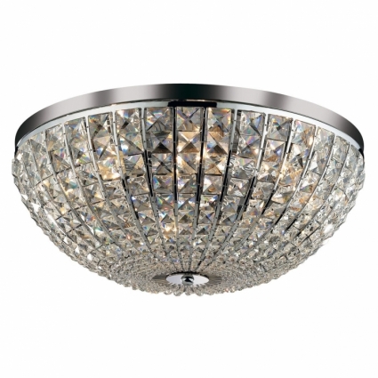 Потолочный светильник Ideal Lux Calypso PL8 в современном стиле, цвет хром