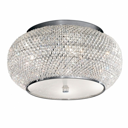 Потолочный светильник Ideal Lux Pasha PL6 Cromo в стиле модерн, цвет хром