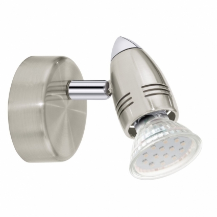 Спот Eglo Magnum-LED 92641 в современном стиле, цвет матовый никель, мощность 3 Вт