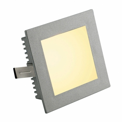 Встраиваемый светильник SLV Flat Frame Basic 112732 в современном стиле, цвет серебро