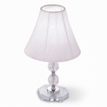 Настольная лампа Ideal Lux Magic-20 TL1 Mini в стиле арт-деко, цвет белый