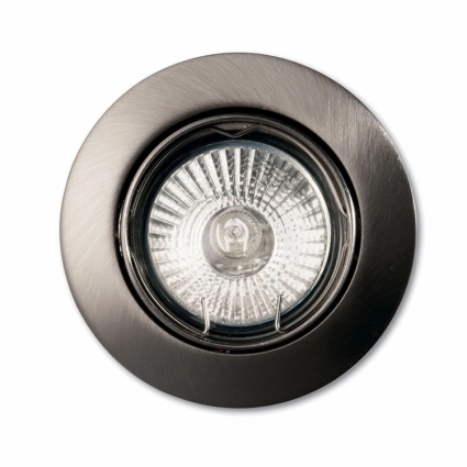 Встраиваемый светильник Ideal Lux Swing FI1 Nickel в современном стиле, цвет матовый никель