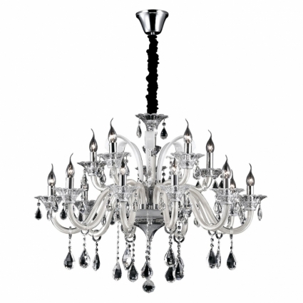 Подвесная люстра Ideal Lux Colossal SP15 Avorio в классическом стиле, цвет бежевый