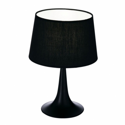 Настольная лампа Ideal Lux London TL1 Small Nero в стиле модерн, цвет черный
