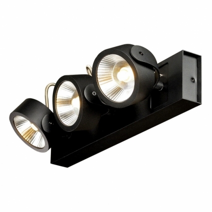 Светодиодный спот SLV Kalu 3 Led 147620 в стиле Хай-тек, цвет черный, мощность 31.8 Вт