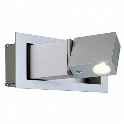 Встраиваемый светодиодный светильник SLV Bedside Right 146252 в современном стиле, цвет серебро
