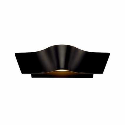 Настенный светодиодный светильник SLV Wave Wall 25 147820 в стиле Хай-тек, цвет черный