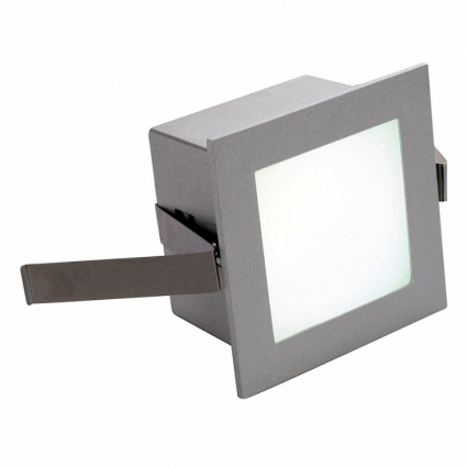 Встраиваемый светодиодный светильник SLV Frame Basic Led 111260 в современном стиле, цвет серебро
