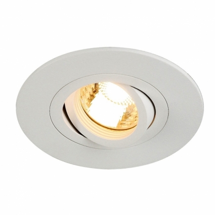 Встраиваемый светильник SLV New Tria XL Round GU10 113441 в современном стиле, цвет белый