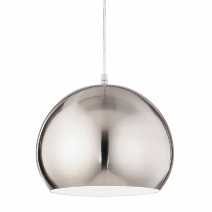 Подвесной светильник Ideal Lux Pandora SP1 Nickel в современном стиле, цвет матовый никель