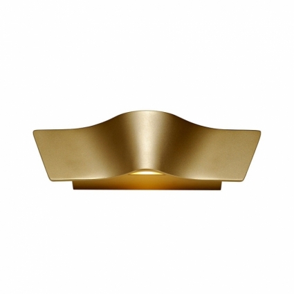 Настенный светодиодный светильник SLV Wave Wall 25 147823 в стиле Хай-тек, цвет латунь