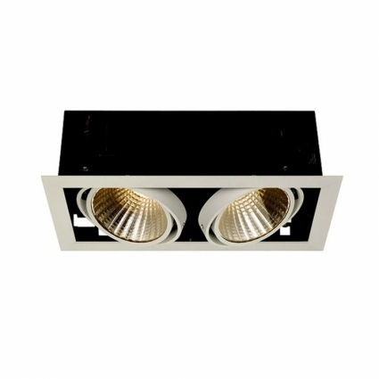 Встраиваемый светодиодный светильник SLV Kadux 2 XL Led Set 115741 в современном стиле, цвет белый