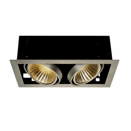 Встраиваемый светодиодный светильник SLV Kadux 2 XL Led Set 115746 в современном стиле, цвет серый