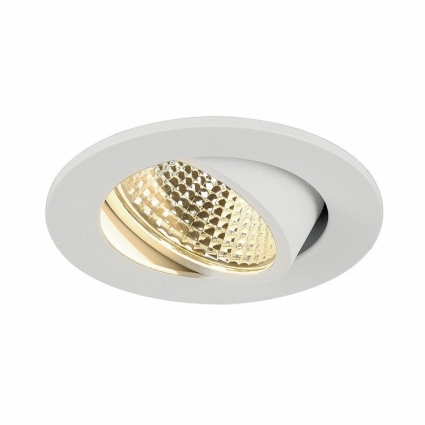 Встраиваемый светодиодный светильник SLV New Tria Led DL Round Set 113951 в современном стиле, цвет белый