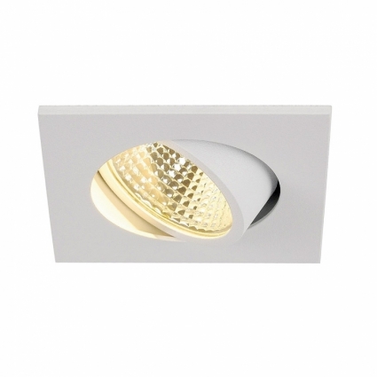 Встраиваемый светодиодный светильник SLV New Tria Led DL Square Set 113961 в современном стиле, цвет белый