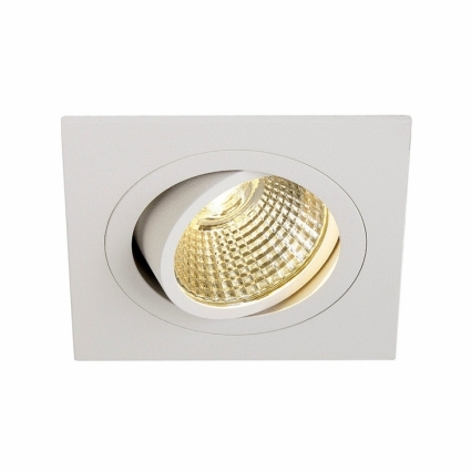 Встраиваемый светодиодный светильник SLV New Tria Led DL Square Set 113911 в современном стиле, цвет белый