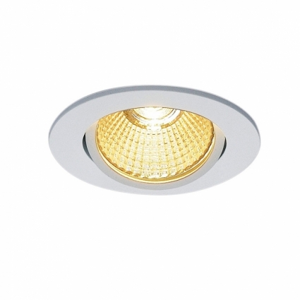 Встраиваемый светодиодный светильник SLV New Tria 68 Led Round Set 114381 в современном стиле, цвет белый