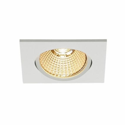 Встраиваемый светодиодный светильник SLV New Tria 68 Led Square Set 114391 в современном стиле, цвет белый