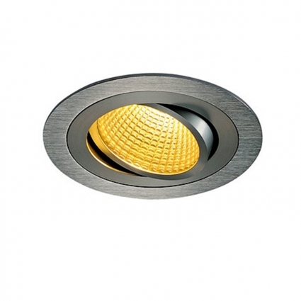 Встраиваемый светодиодный светильник SLV New Tria XL Round Set 114236 в современном стиле, цвет серый