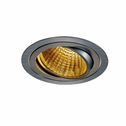 Встраиваемый светодиодный светильник SLV New Tria XXL Round Set 114266 в современном стиле, цвет серый