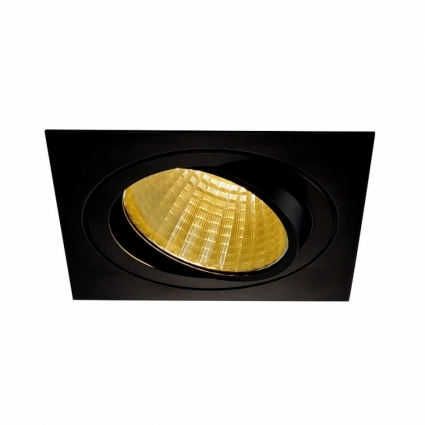 Встраиваемый светодиодный светильник SLV New Tria XXL Square Set 114290 в современном стиле, цвет черный