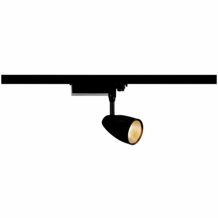 Трековый светодиодный светильник SLV 3Ph Spot T Led 153250 в современном стиле, цвет черный