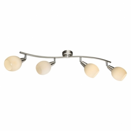 Светодиодный спот с пультом ДУ Globo Elliott 54351-4RGB, в современном стиле, цвет белый