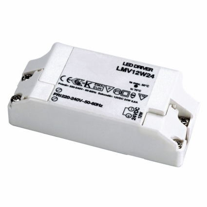 Блок питания постоянного тока SLV 24VDC 12W 470502 цвет белый
