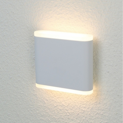 Уличный настенный светодиодный светильник Crystal Lux CLT 024W113 WH в современном стиле, цвет белый