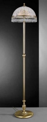 Торшер Reccagni Angelo PN 6200/2 в классическом стиле, цвет белый, мощность 120 Вт