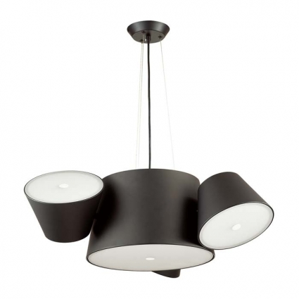 Подвесная люстра Odeon Light Charlie 3990/4 в стиле Хай-тек, цвет черный