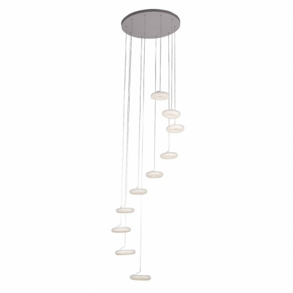 Каскадная люстра ST Luce SL902.503.10 в стиле Хай-тек, цвет белый, мощность 70 Вт